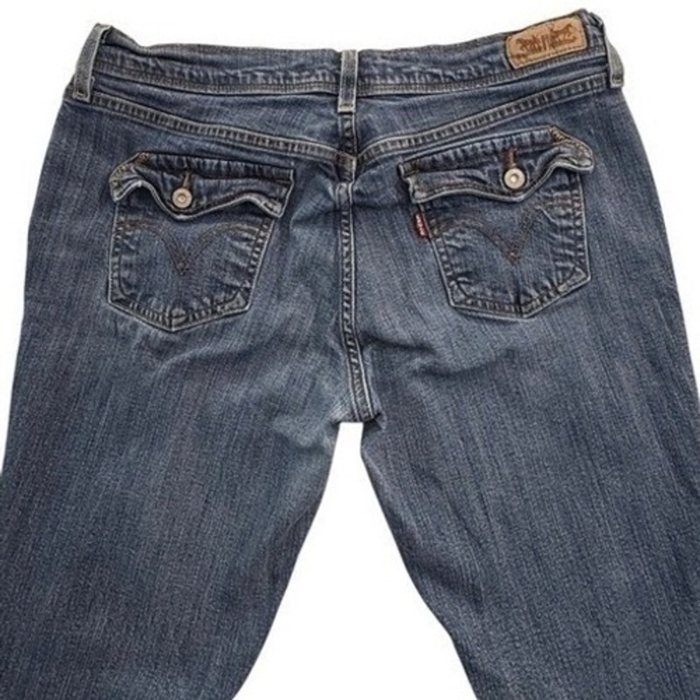 Levis 515 Bootcut Jeans Women's Size 10S Blue Denim Med Wash Mid Rise Stretch